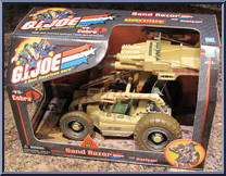 Sand Razor (with Dusty) from G.I. Joe vs. Cobra - Vehicles manufactured by Hasbro [Front]