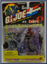 Wet-Suit vs. Cobra Moray (Red) from G.I. Joe vs. Cobra - Basic Series manufactured by Hasbro [Front]