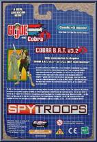 Wide Scope vs. Cobra B.A.T. v3.2 from G.I. Joe vs. Cobra - Spy Troops manufactured by Hasbro [Back]