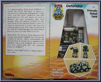 Defendor from Go-Bots - Super Go-Bots manufactured by Tonka [Front]