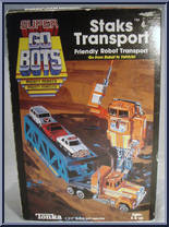 Staks from Go-Bots - Super Go-Bots manufactured by Tonka [Front]