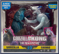 Kong vs Shimo from Godzilla x Kong: The New Empire - Dioramas manufactured by Playmates [Front]