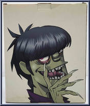 Murdock from Gorillaz - White Edition manufactured by Kidrobot [Back]
