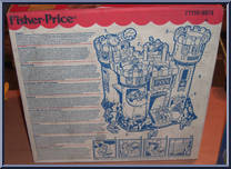 Castle from Great Adventures - Basic Series manufactured by Fisher-Price [Back]