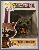 Rocket Raccoon (Flocked) from Guardians of the Galaxy - Pop! Vinyl Figures manufactured by Funko [Front]