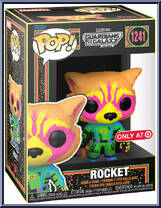 Rocket (Black Light) from Guardians of the Galaxy - Volume 3 - Pop! Vinyl Figures manufactured by Funko [Front]