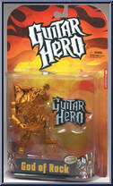 God of Rock (Gold) from Guitar Hero - Exclusives manufactured by McFarlane [Front]