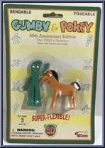 Gumby & Pokey from Gumby - 50th Anniversary manufactured by NJ Croce [Front]
