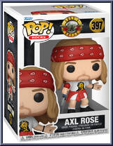 Axl Rose (Red Bandana / White Shirt) from Guns N Roses - Pop! Vinyl Figures manufactured by Funko [Front]