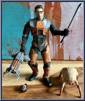Dr. Gordon Freeman from Half-Life 2 - Basic Series manufactured by Neca [Loose]