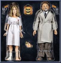 Laurie Strode and Dr. Loomis (Halloween II) from Halloween - Ultimate manufactured by Neca [Front]
