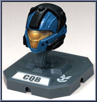 CQB (Blue) / Rogue (Blue) / EOD (Blue) from Halo 3 - Helmets - Series 2 manufactured by McFarlane [Loose]