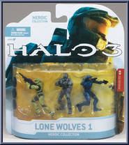 Lone Wolves Pack 1 from Halo 3 - Heroic Collection manufactured by McFarlane [Front]