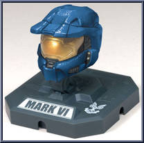 Scout (White) / Mark VI (Blue) / EVA (Red) from Halo 3 - Helmets - Series 2 manufactured by McFarlane [Loose]