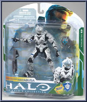 Spartan Hayabusa (White) from Halo 3 - Series 5 - Equipment Edition manufactured by McFarlane [Front]