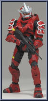 Spartan Soldier Hayabusa (Red) Action Figure