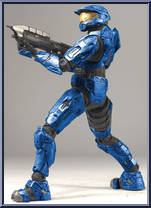 Spartan Soldier Mark VI (Blue) Action Figure