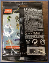 Spartan Mark V (Silver) from Halo - Blind Bags - Series 11 - Clash on the Ring manufactured by Mega Bloks [Back]