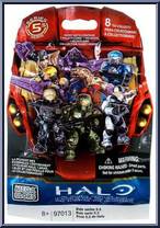 EVA Spartan (Stealth Black) from Halo - Blind Bags - Series  5.5 manufactured by Mega Bloks [Front]