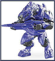 Covenant Elite Zealot (Blue) from Halo - Blind Bags - Series  7 manufactured by Mega Bloks [Loose]