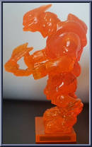 Elite Ultra (Orange Translucent) from Halo - Blind Bags - Series  7 manufactured by Mega Bloks [Loose]