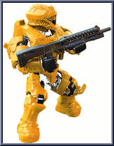 UNSC Spartan Recon (Yellow) from Halo - Blind Bags - A New Dawn manufactured by Mega Bloks [Loose]