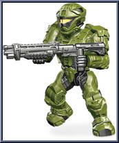 UNSC Spartan Recon (Green) from Halo - Blind Bags - Series  9 manufactured by Mega Bloks [Loose]