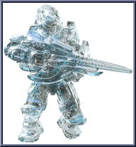 Spartan Rogue (Active Camo) from Halo - Blind Bags - A New Dawn manufactured by Mega Bloks [Loose]