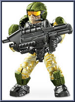 UNSC Marine (Green) from Halo - Blind Bags - Series  7 manufactured by Mega Bloks [Loose]