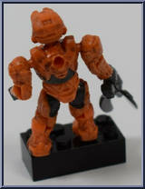 UNSC Spartan (Orange) from Halo - Blind Bags - Series  3 manufactured by Mega Bloks [Loose]
