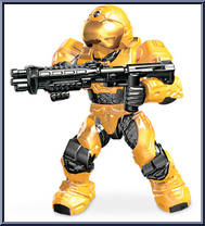UNSC Spartan Security (Yellow) from Halo - Blind Bags - Series  9 manufactured by Mega Bloks [Loose]