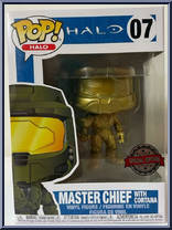 Master Chief (with Cortana) (Gold) from Halo - Pop! Vinyl Figures manufactured by Funko [Front]