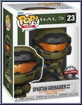 Spartan Grenadier (with HMG) from Halo - Pop! Vinyl Figures manufactured by Funko [Front]