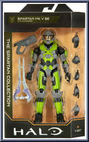 Spartan MK V [B] (Green) from Halo Infinite - Series 2 - Spartan Collection manufactured by Jazwares [Front]