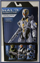 Spartan Venator from Halo Infinite - Series 6 - Spartan Collection manufactured by Jazwares [Back]