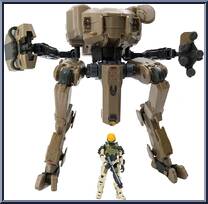 Mantis (with Spartan Eva) from Halo Infinite (World of Halo) - Vehicles manufactured by Jazwares [Loose]