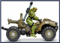 Mongoose (with Master Chief) from Halo Infinite (World of Halo) - Vehicles manufactured by Jazwares [Loose]