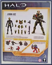 Jerome-092 (Imperial Grunt) from Halo - Wave 2 manufactured by Mattel [Back]
