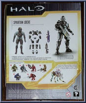 Spartan Locke (Alpha Crawler) from Halo - Wave 1 manufactured by Mattel [Back]