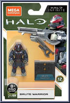 Brute Warrior from Halo - Series 12 manufactured by Mega Bloks [Front]