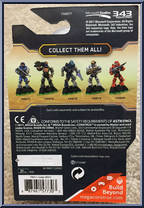 Captain Lasky from Halo - Series  7 - Halo Heroes manufactured by Mega Bloks [Back]