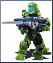 Spartan Defender from Halo - Series  1 - Halo Heroes manufactured by Mega Bloks [Loose]