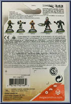 Spartan Hoya from Halo - Series  3 - Halo Heroes manufactured by Mega Bloks [Back]