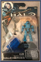 Spartan Orbital from Halo - Series  1 - Halo Heroes manufactured by Mega Bloks [Front]