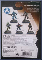Spartan Vale from Halo - Series  1 - Halo Heroes manufactured by Mega Bloks [Back]