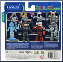 Arbiter (Ripa 'Moramee) / Prophet of Mercy from Halo - Minimates - Toys R Us - Series 4 manufactured by Diamond Select [Back]