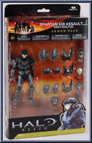 Air Assault Armor Pack (Steel) from Halo Reach - Series 4 - Armor Packs manufactured by McFarlane [Front]