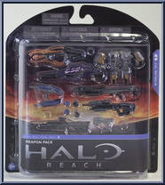 Halo Reach Weapons Pack from Halo Reach - Series 5 - Armor Packs manufactured by McFarlane [Front]