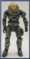Jun (Unhelmeted) from Halo Reach - Series 6 manufactured by McFarlane [Loose]