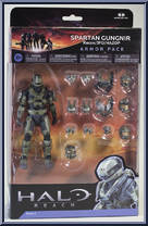 Spartan Gungnir Armor (Sage) from Halo Reach - Series 5 - Armor Packs manufactured by McFarlane [Front]